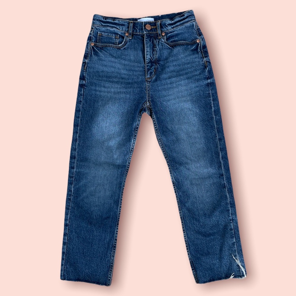Loft High Waist Straight Crop Jeans - 25/0